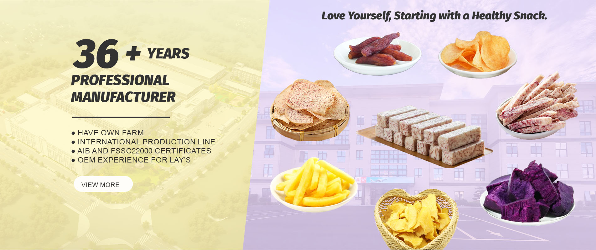 OEM-Fabrik für gesunde Snacks