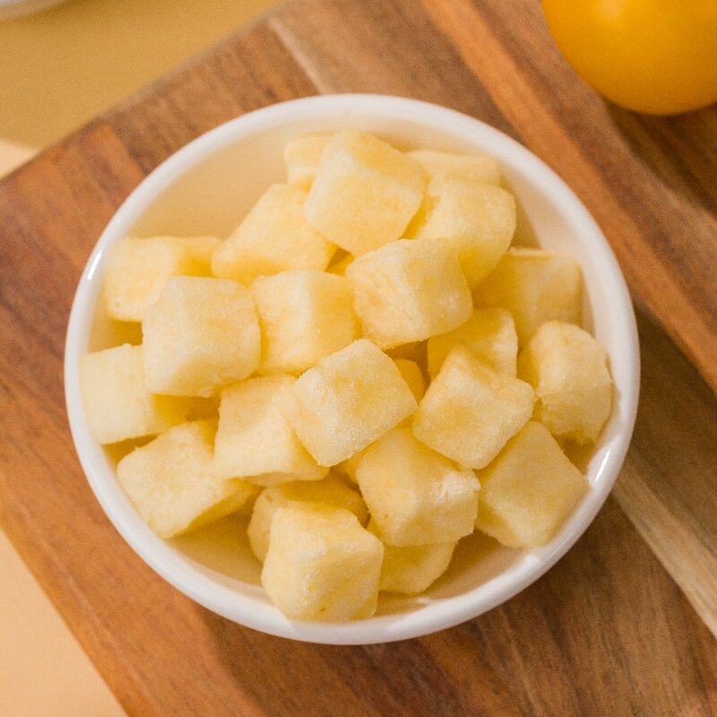 Knusprige Kartoffelwürfel, knackige und leckere Kartoffelwürfel