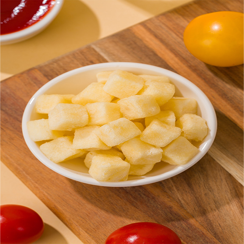 Knusprige Kartoffelwürfel, knackige und leckere Kartoffelwürfel