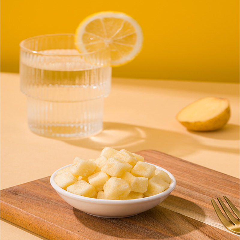 Knusprige Kartoffelwürfel, knackige und leckere Kartoffelwürfel